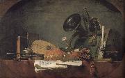 Jean Baptiste Simeon Chardin Instruments Spain oil painting artist